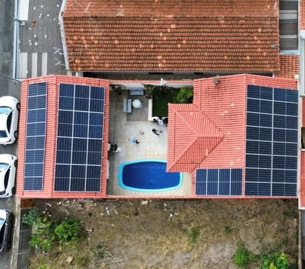 Projeto solar de 16 kWp em Andradas, MG